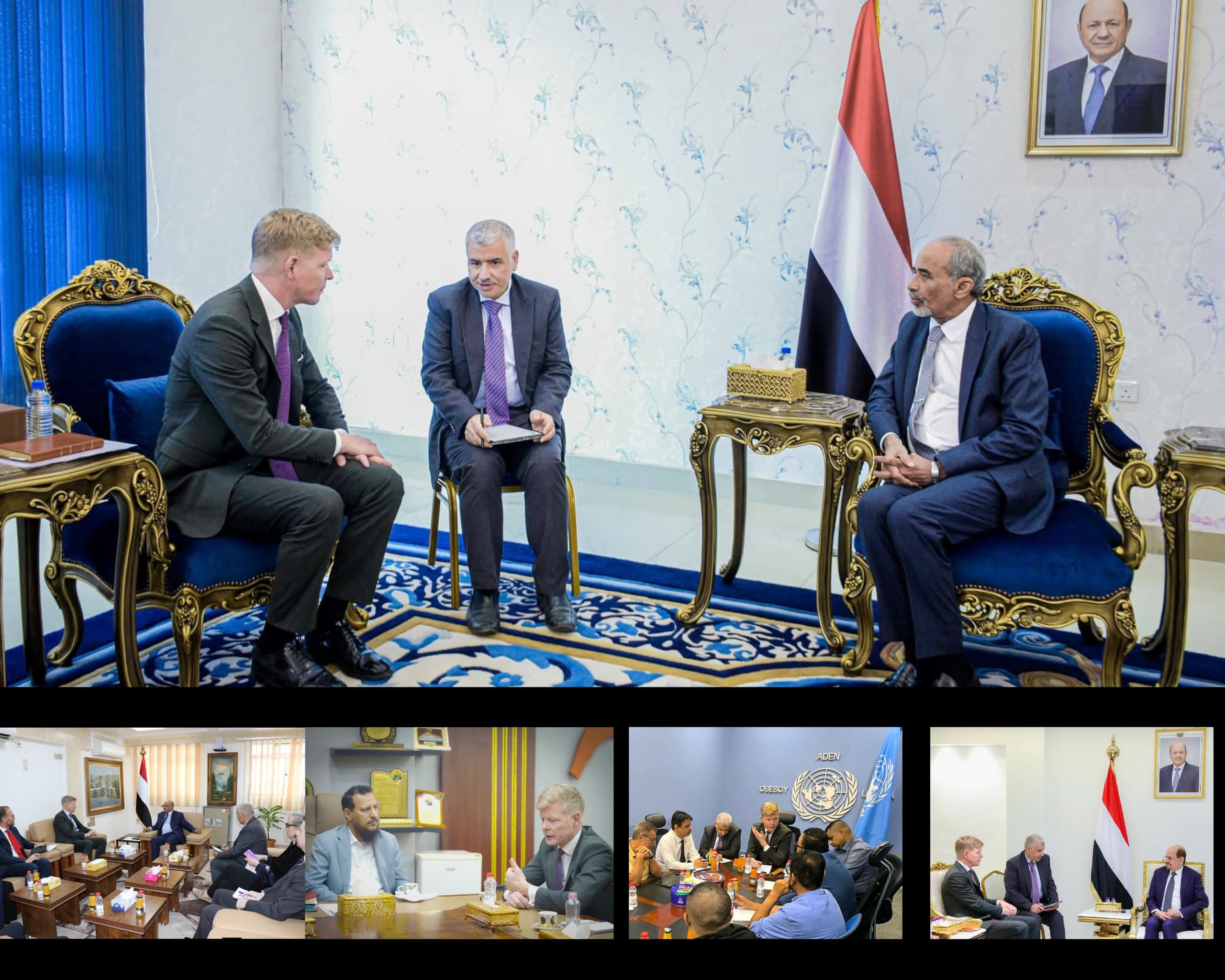 لقاءات مكثّفة لـ“غروندبرغ” بعدن لإطلاق تسوية سياسية شاملة في اليمن