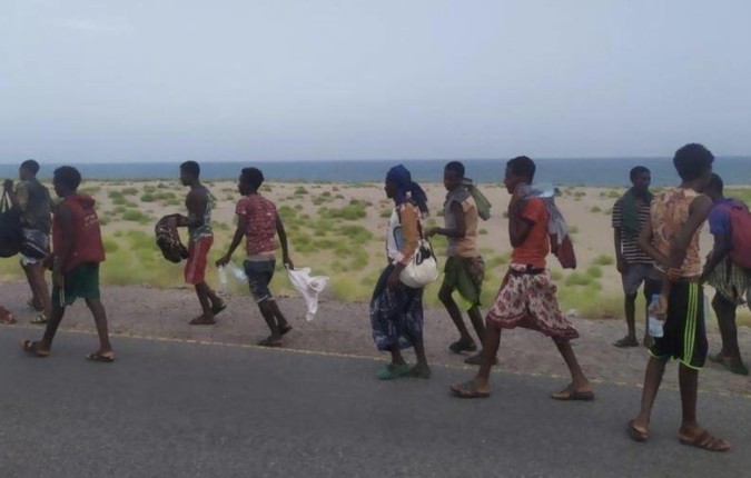 وصول أكثر من 19 ألف مهاجر أفريقي إلى اليمن خلال فبراير الماضي