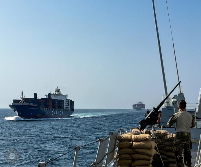 “أسبيدس” تعلن تأمين مرور 1570 سفينة تجارية في البحر الأحمر خلال عامين