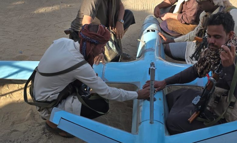 دفاعات الجيش تسقط طائرة مسيّرة حوثية شرق الجوف