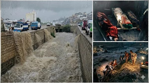 بينهم نساء وأطفال.. ارتفاع ضحايا الأمطار والسيول في اليمن إلى 11 شخصًا خلال يومين