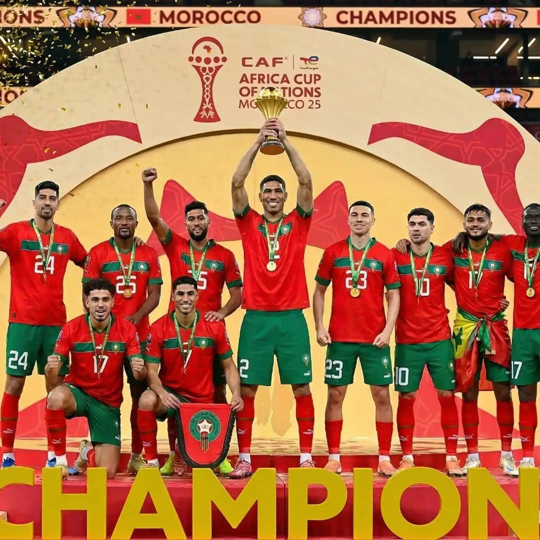 مفاجأة مدوية.. كاف يعلن المغرب بطلًا لأفريقيا